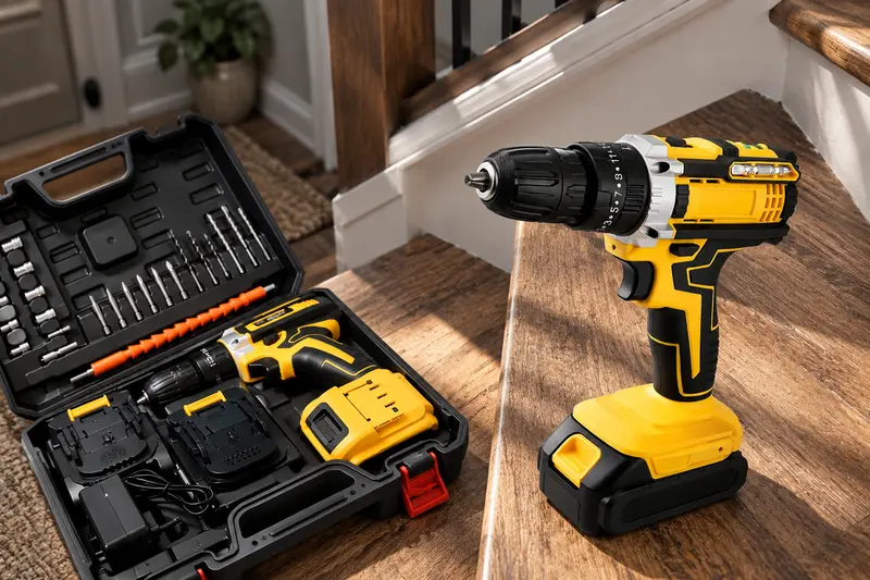 Cordless Drill Driver Kit 21V — Outlet-Free Repair Spot