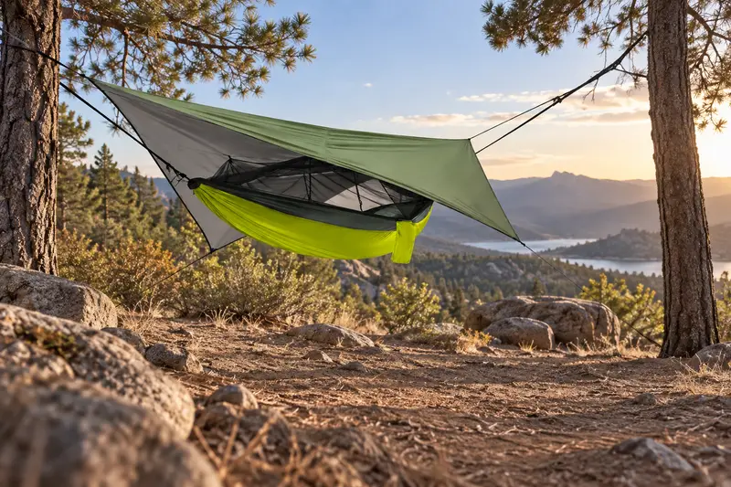 Hammock with Mosquito Net — Dusty Ground Breaks
