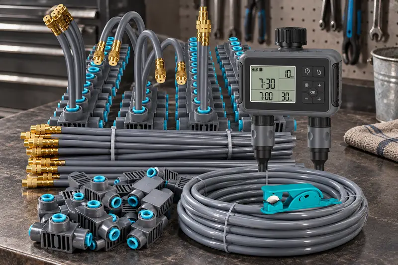 Dual-Zone Misting Irrigation Kit details