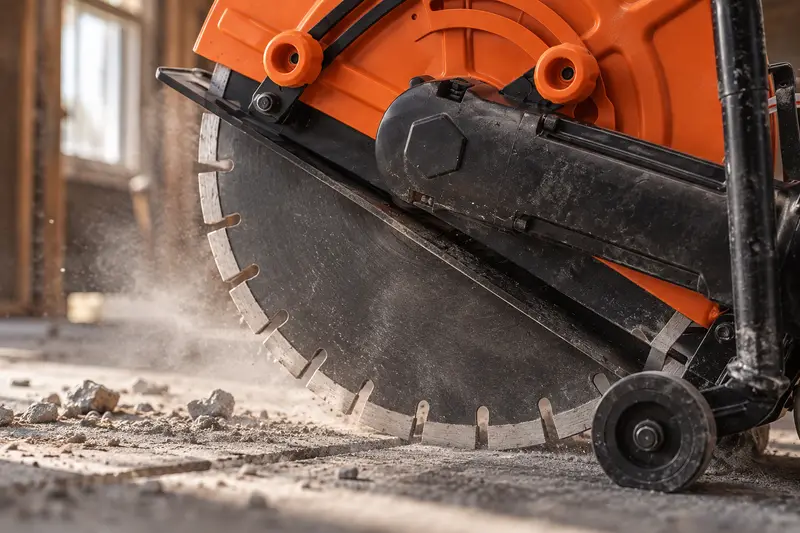 Electric Concrete Saw 16in — Dusty Renovation Planning