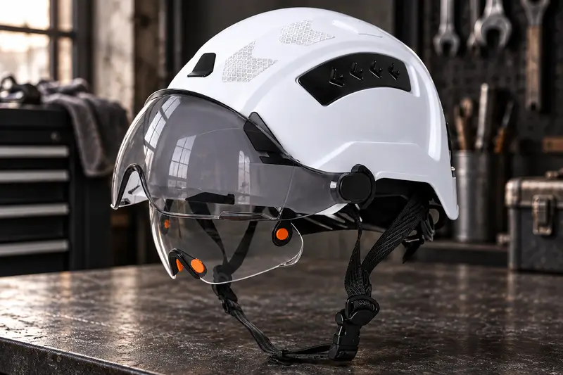 White Safety Helmet details