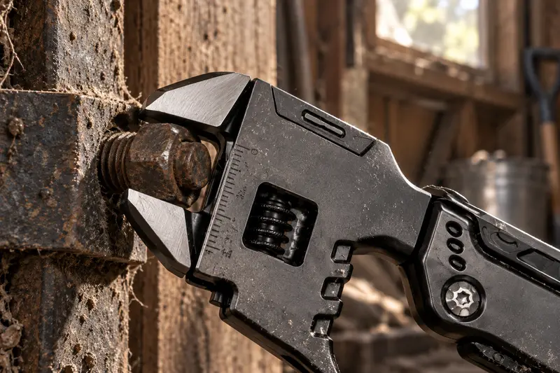 Adjustable Wrench Multi-Tool — Dusty Shed Adjustments