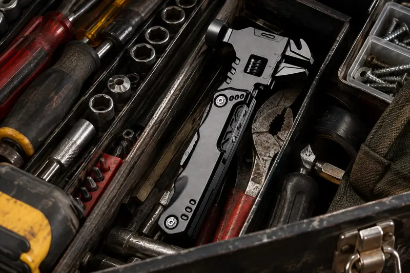 Adjustable Wrench Multi-Tool — Crowded Repair Kit