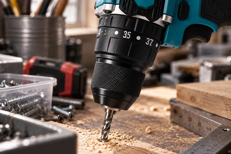 Battery Cordless Driver Drill — Crowded Bench Preparation