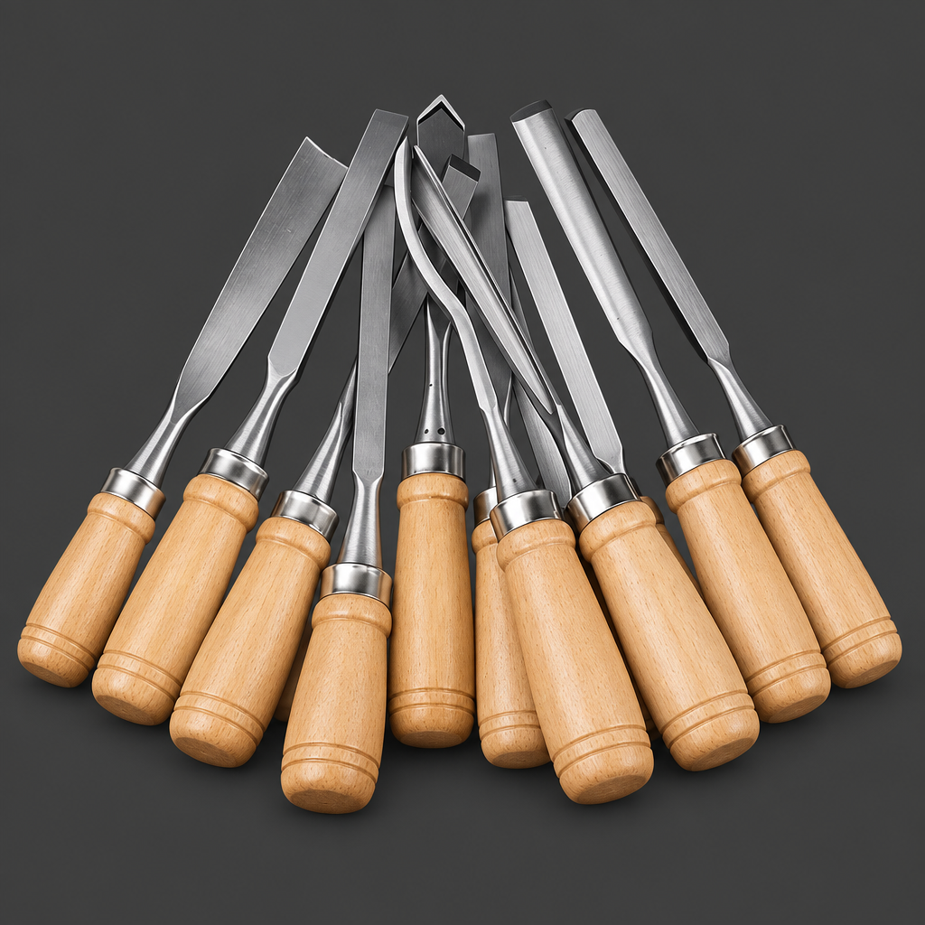 12-Piece Wood Carving Chisel Set