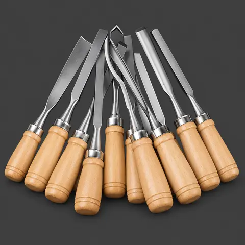 12-Piece Wood Carving Chisel Set