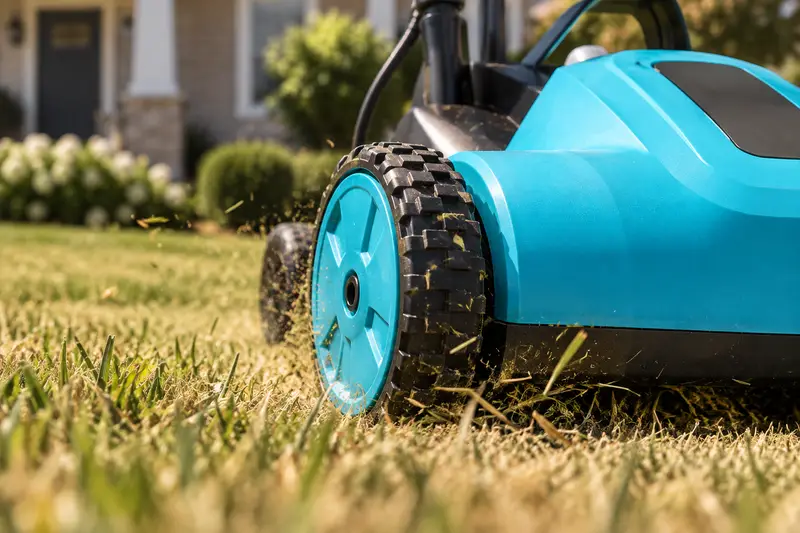 18V Lawn Mower — Front Lawn Routine