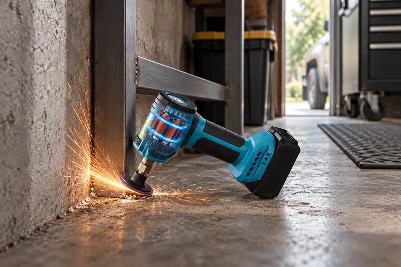 Right Angle Die Grinder Kit — Inside Corner Work