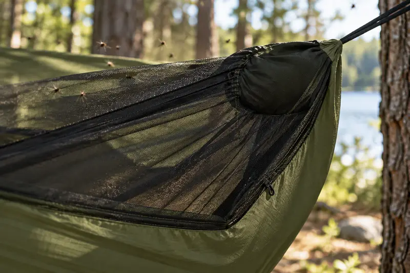 Hammock with Mosquito Net — Buggy Woodland Breaks