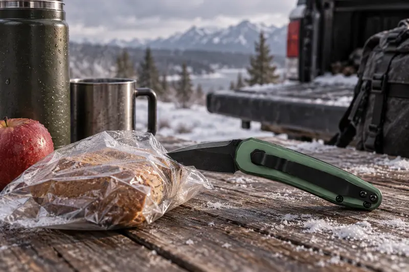Pocket Knife with Clip — Cold Picnic Stop