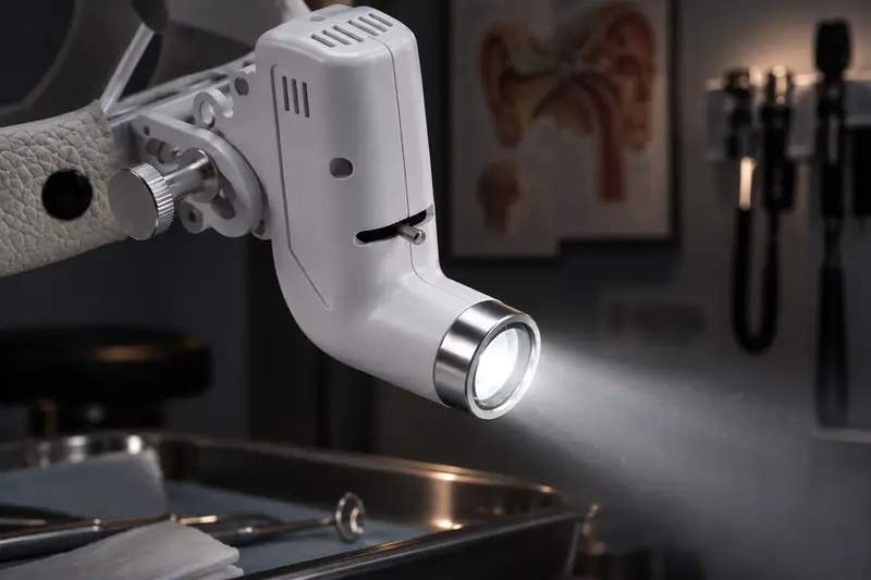 LED Headlamp — Low-Light ENT Examination