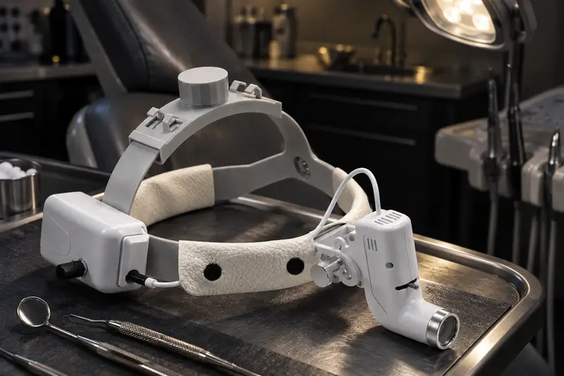 LED Headlamp — Instrument Work in Shadow