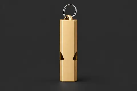 Emergency Survival Kit — Metal Whistle