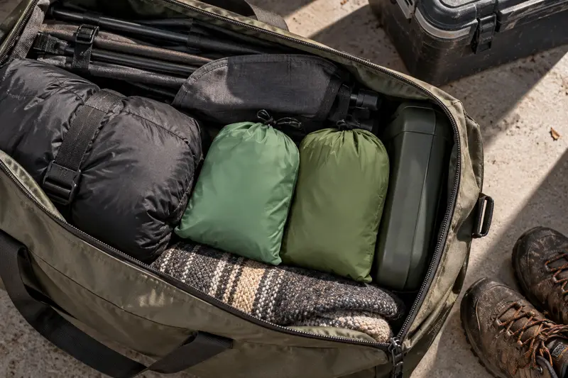 Hammock with Mosquito Net — Space-Limited Camp Packing