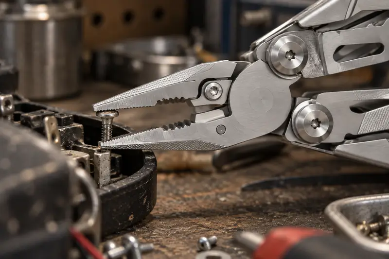 Folding Pliers Multitool — Crowded Bench Repair