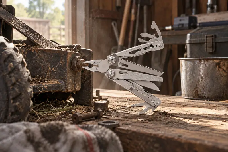 Folding Pliers Multitool — Dusty Gear Upkeep