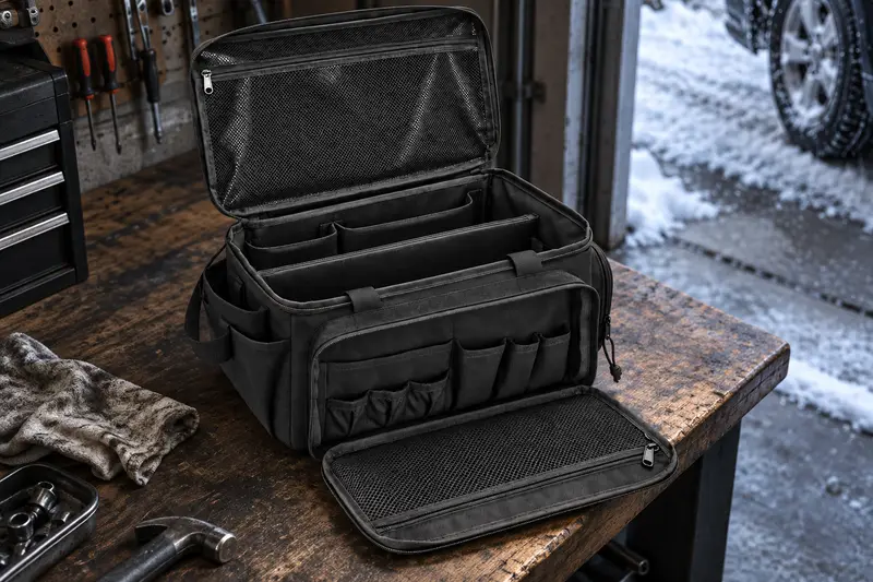 14-Inch Tool Bag — Cold Garage Preparation